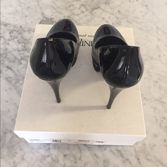 YSL Black Vitello Vernice Tribute 105 pumps - Picture 3 of 4